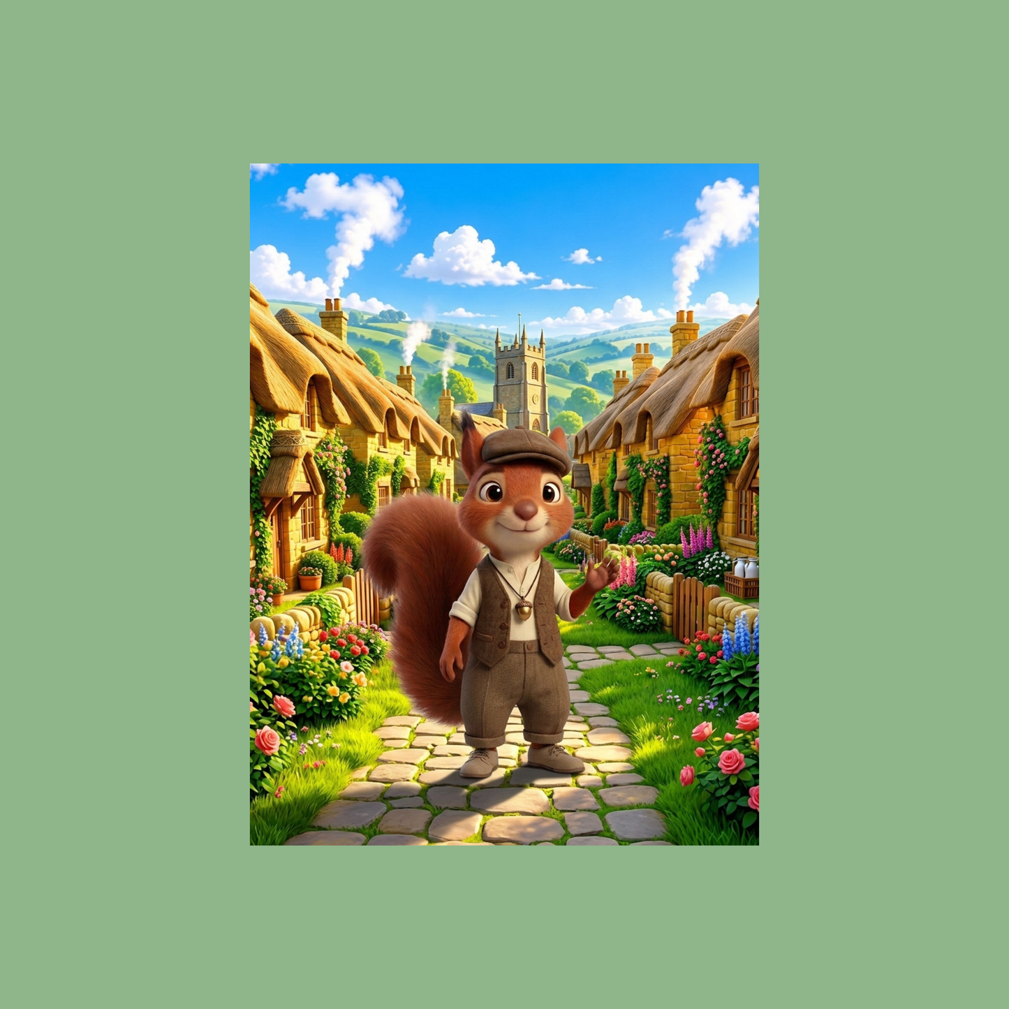 Henry Brackenfield - Poster №2: Village Path