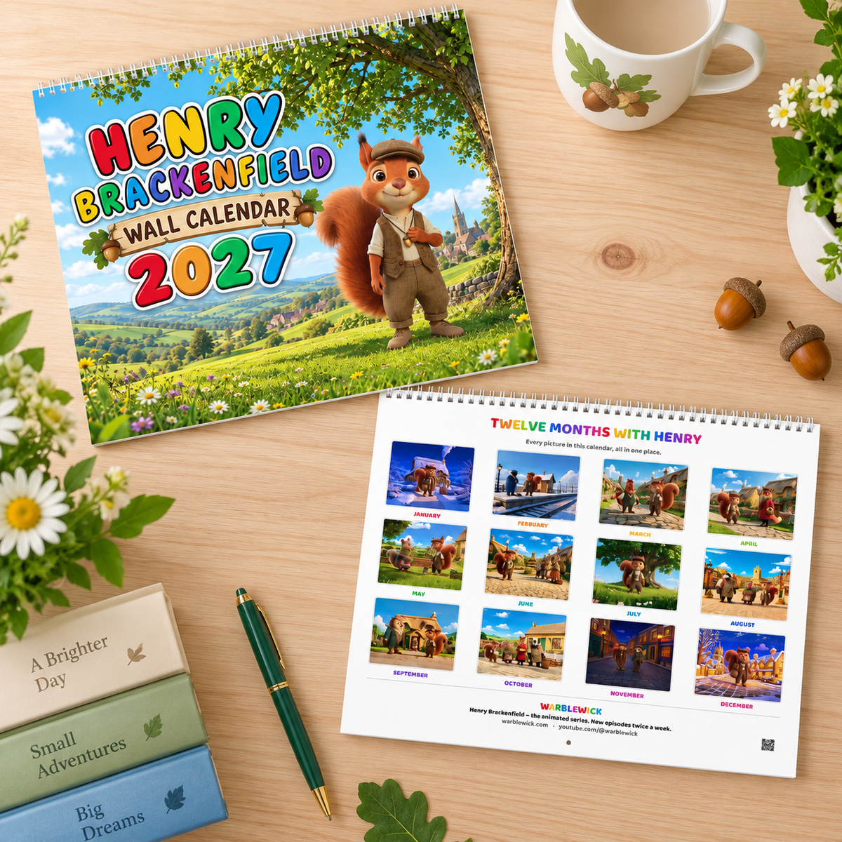 Henry Brackenfield - 2027 Wall Calendar, 14 × 11.5 in