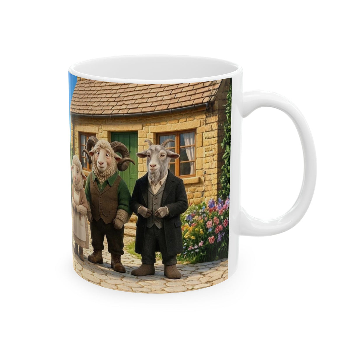 Henry Brackenfield Ceramic Mug №9 - Henry Sings for His Neighbors, 11 oz