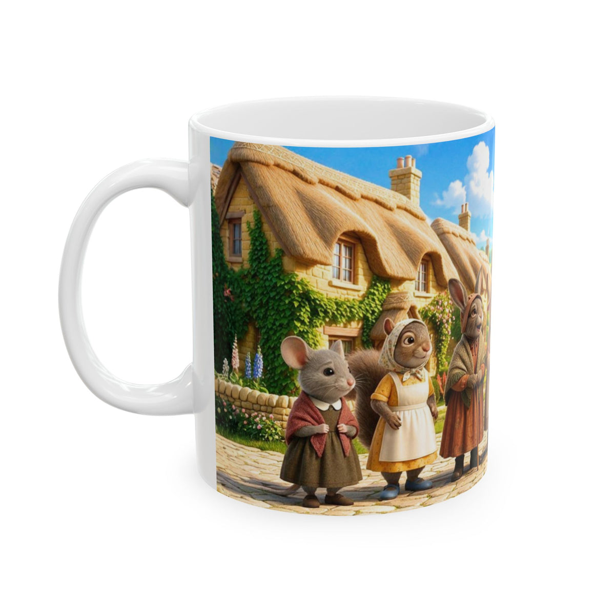 Henry Brackenfield Ceramic Mug - Song at the Well, 11 oz