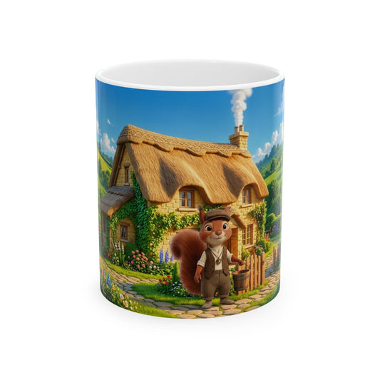 Henry Brackenfield Ceramic Mug - Off to the Well, 11 oz