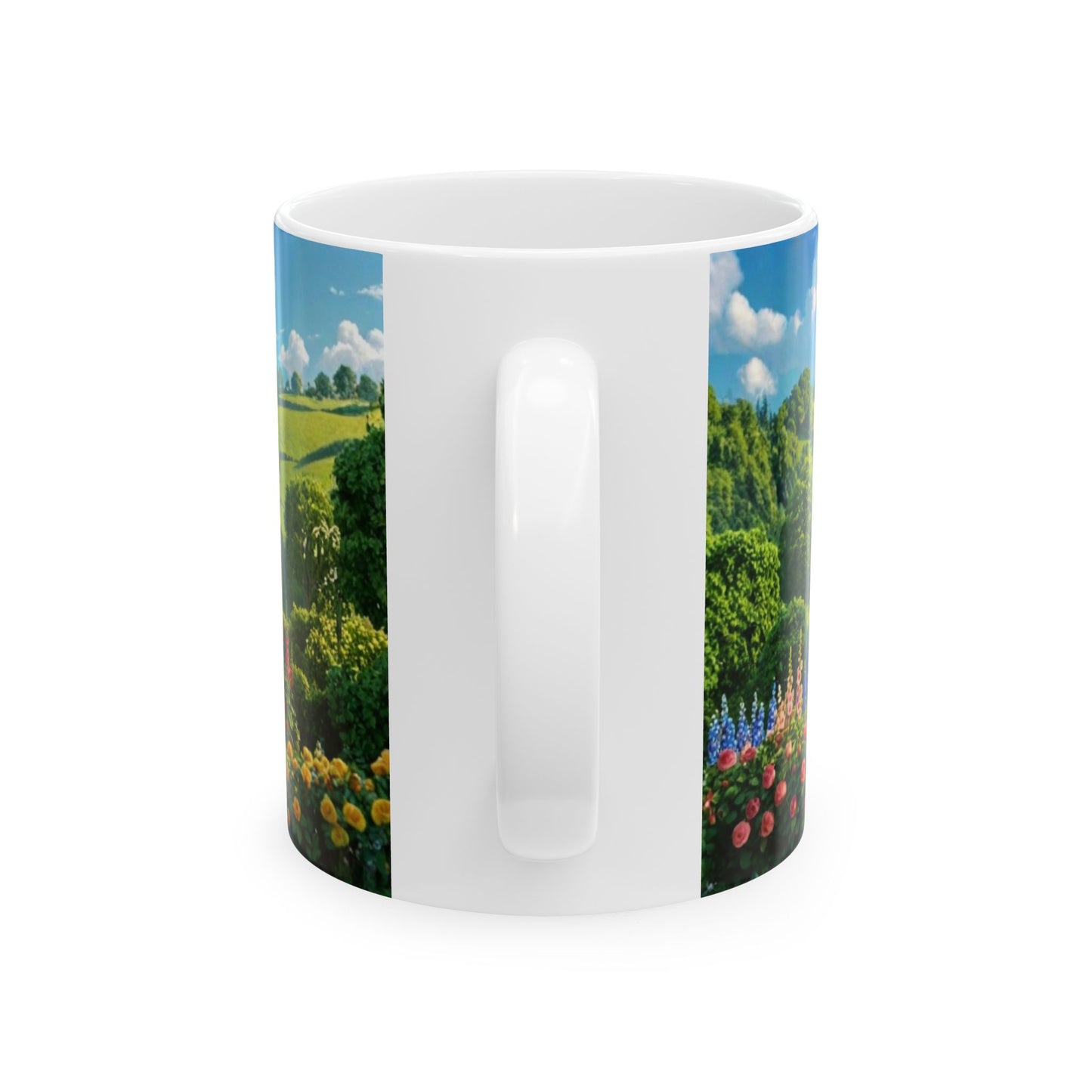 Henry Brackenfield Ceramic Mug - Off to Market, 11 oz