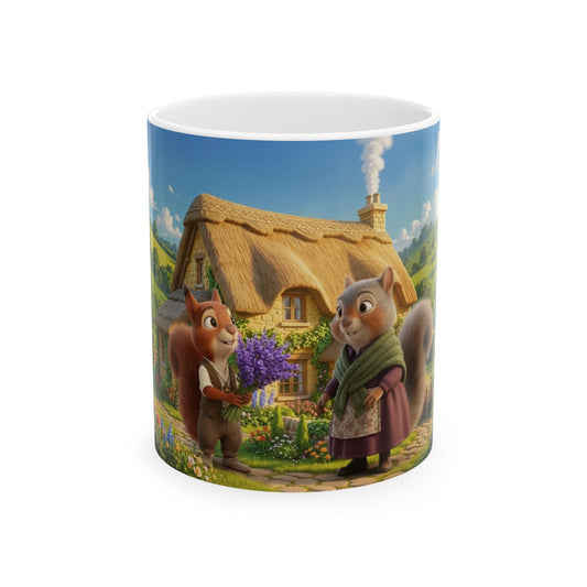 Henry Brackenfield Ceramic Mug - Helping with the Herbs, 11 oz