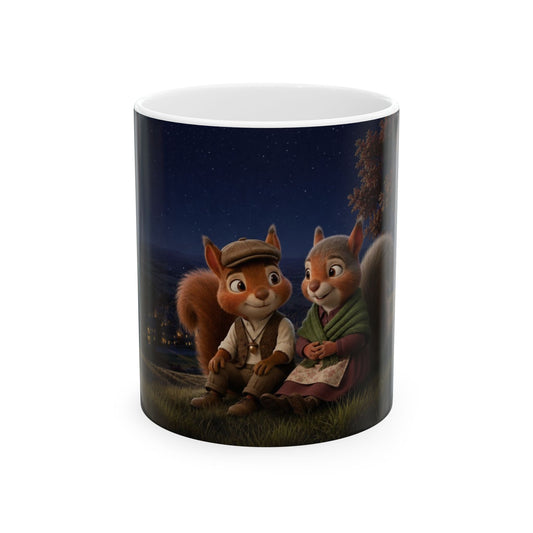 Henry Brackenfield Ceramic Mug - Farewell on the Hill, 11 oz