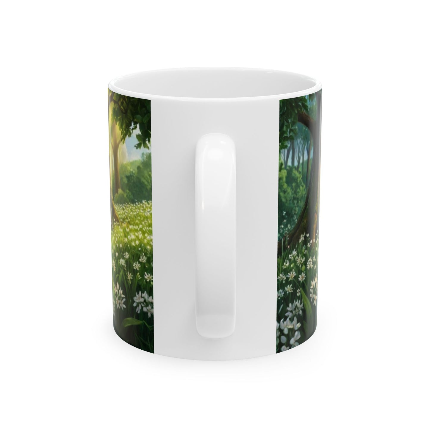 Henry Brackenfield Ceramic Mug - Into the Wild Garlic Wood, 11 oz