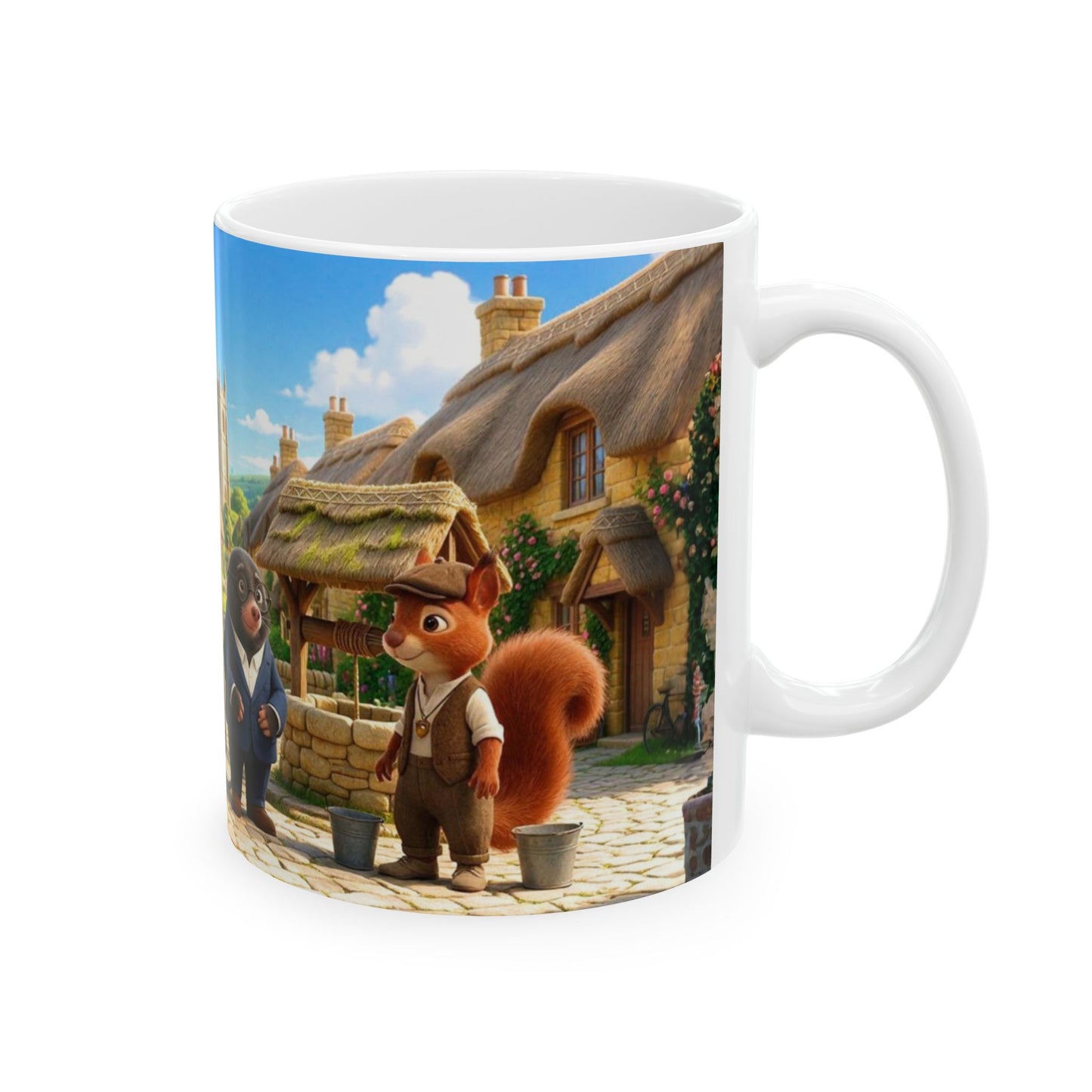 Henry Brackenfield Ceramic Mug - Song at the Well, 11 oz