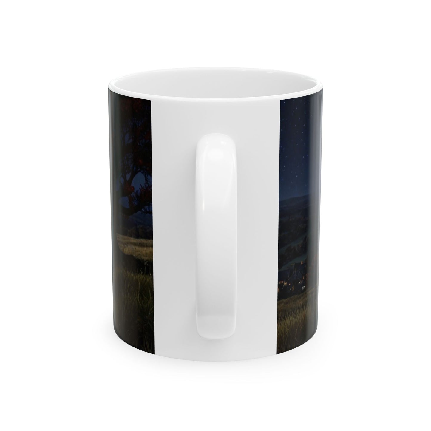Henry Brackenfield Ceramic Mug - Farewell on the Hill, 11 oz