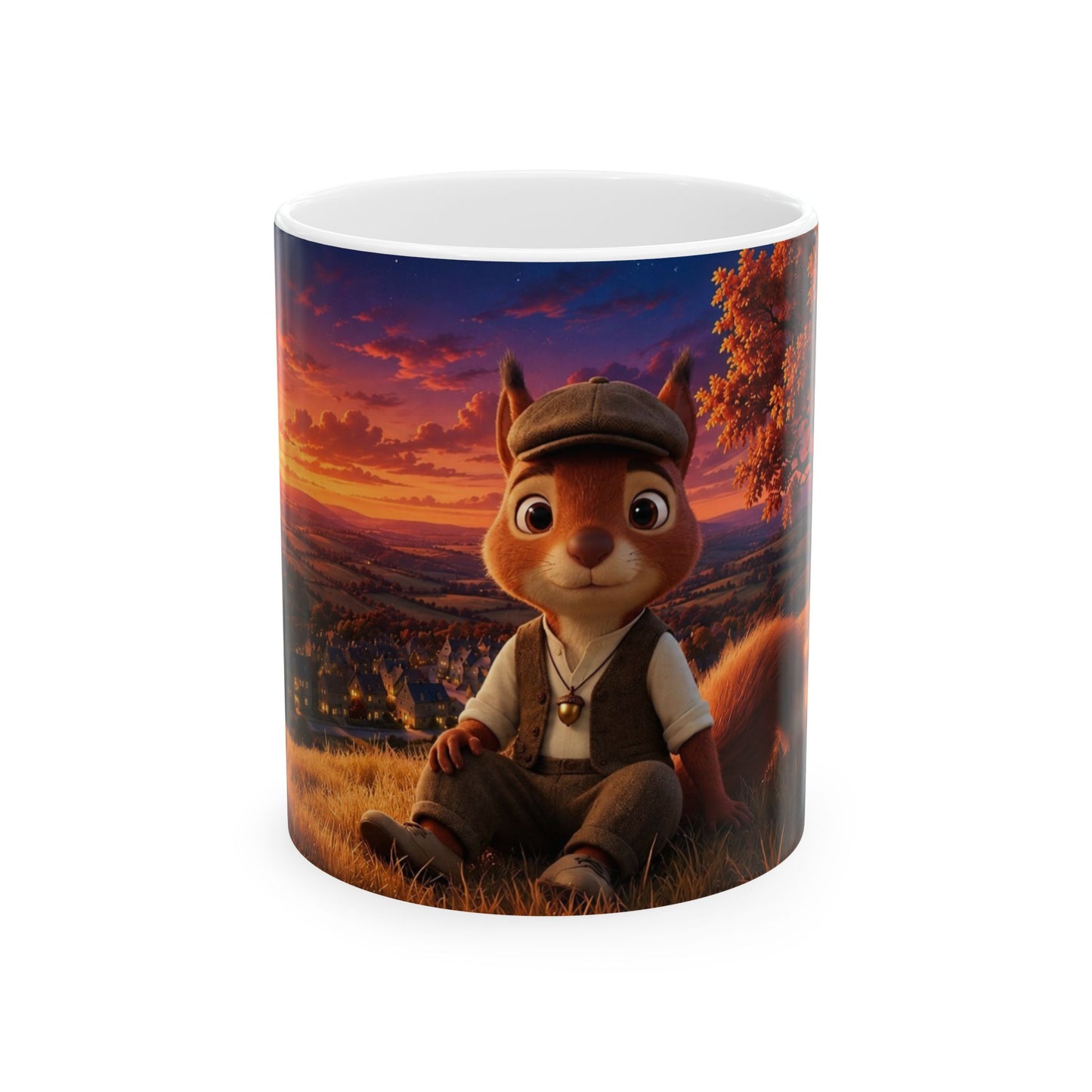 Henry Brackenfield Ceramic Mug - Autumn on Henry's Hill, 11 oz