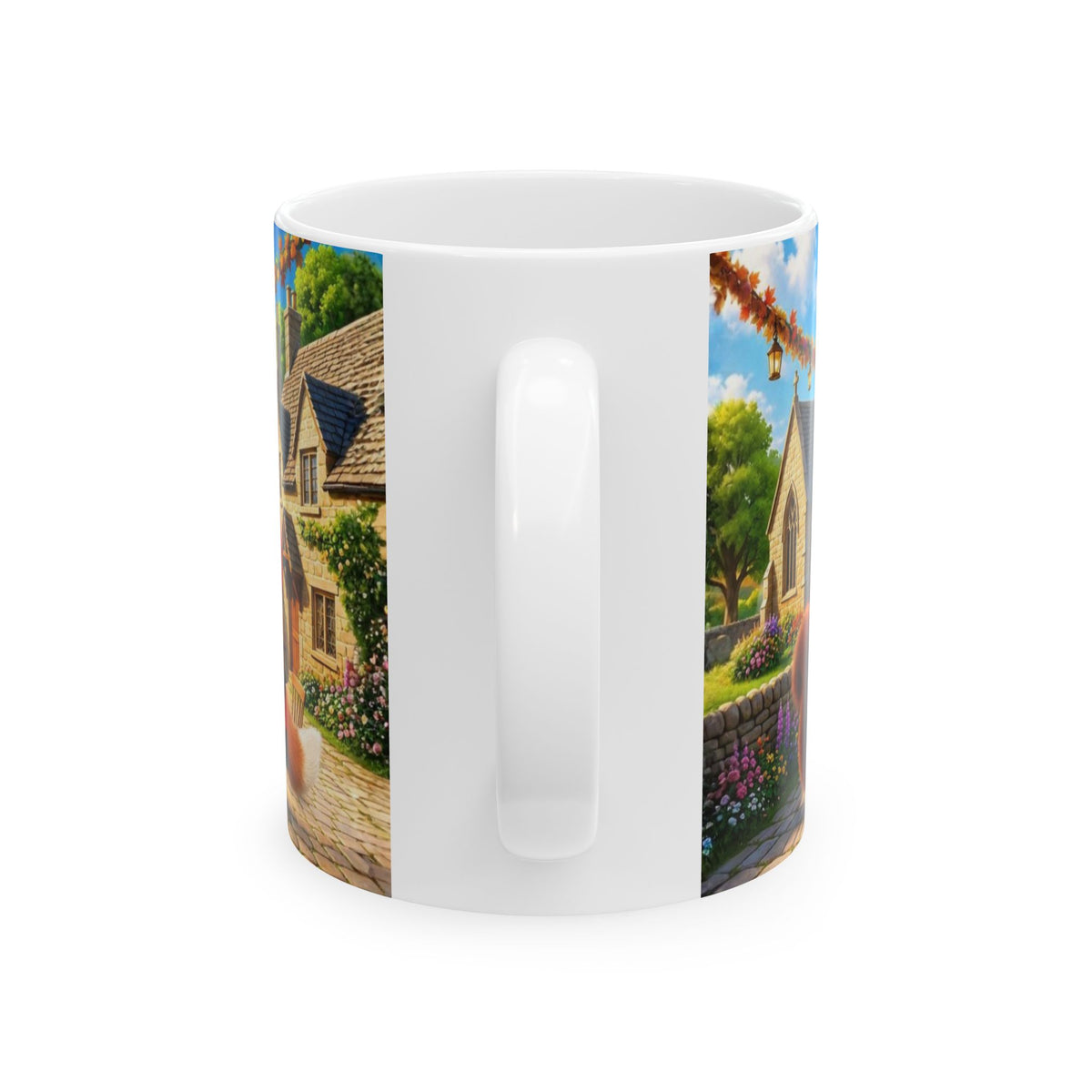 Henry Brackenfield Ceramic Mug - The Larkbury Harvest Feast, 11 oz