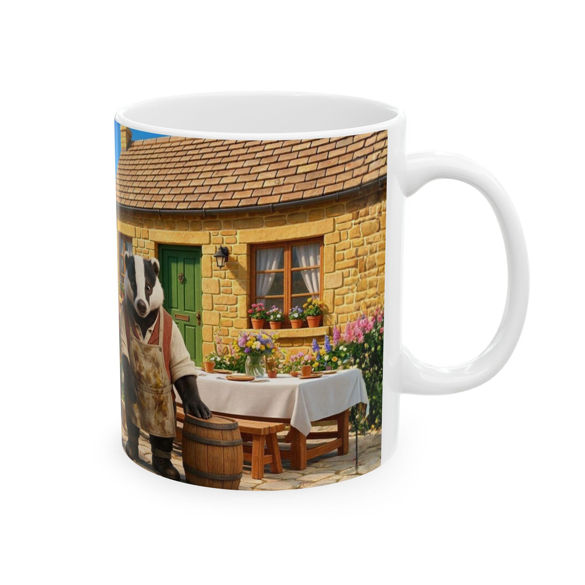 Henry Brackenfield Ceramic Mug - Christening Day at the Wilsons, 11 oz