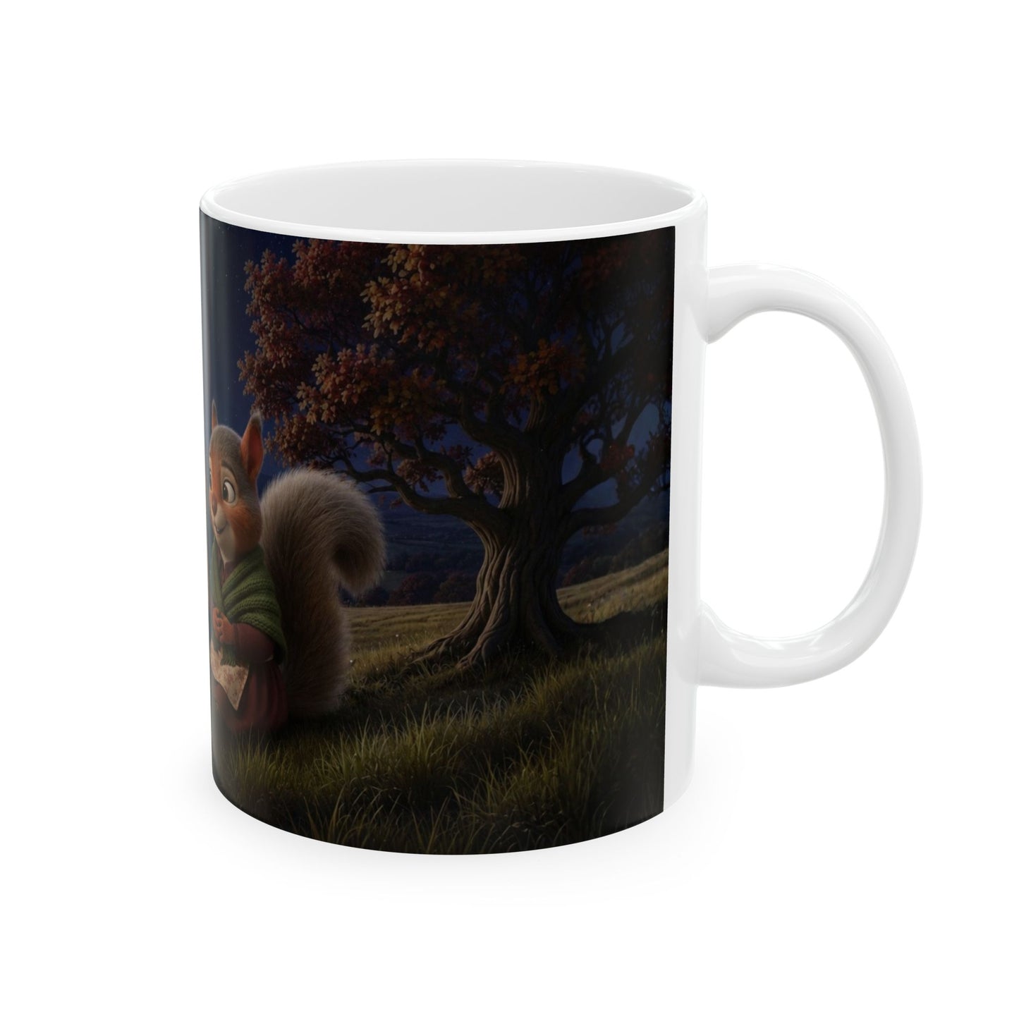 Henry Brackenfield Ceramic Mug - Farewell on the Hill, 11 oz