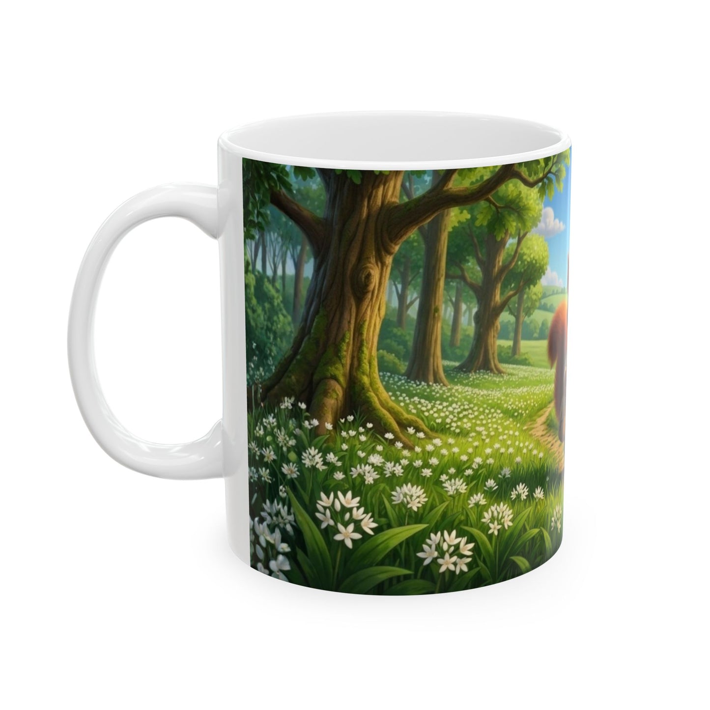 Henry Brackenfield Ceramic Mug - Into the Wild Garlic Wood, 11 oz