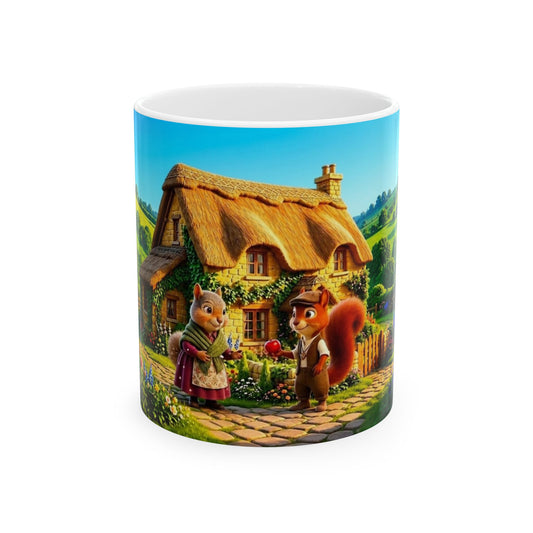 Henry Brackenfield Ceramic Mug - Home from the Well, 11 oz
