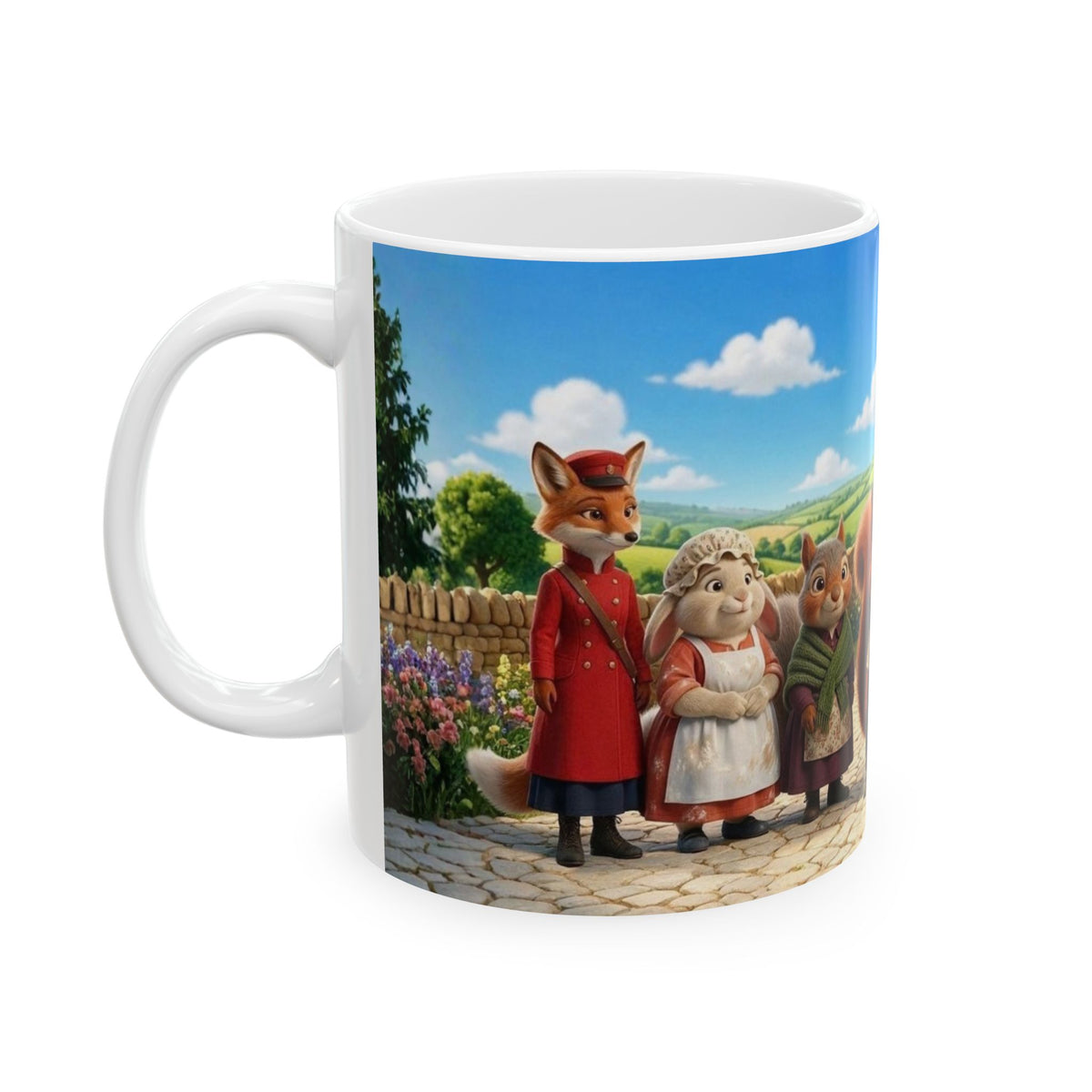 Henry Brackenfield Ceramic Mug №9 - Henry Sings for His Neighbors, 11 oz