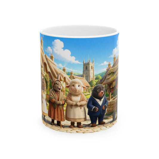 Henry Brackenfield Ceramic Mug - Song at the Well, 11 oz