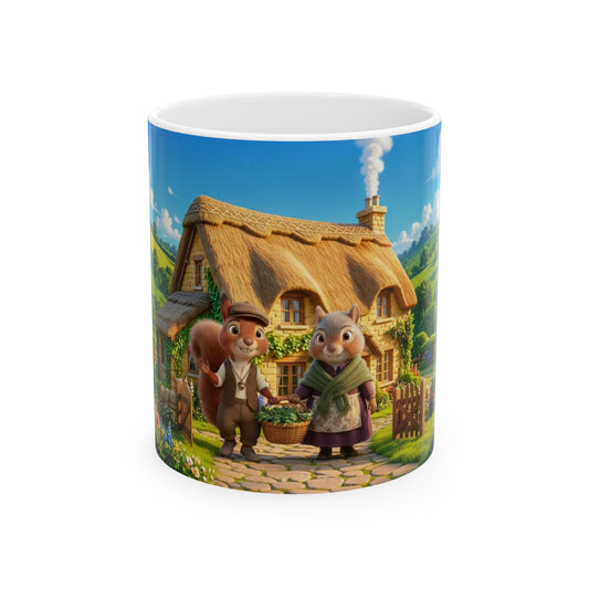 Henry Brackenfield Ceramic Mug - Off to Market, 11 oz
