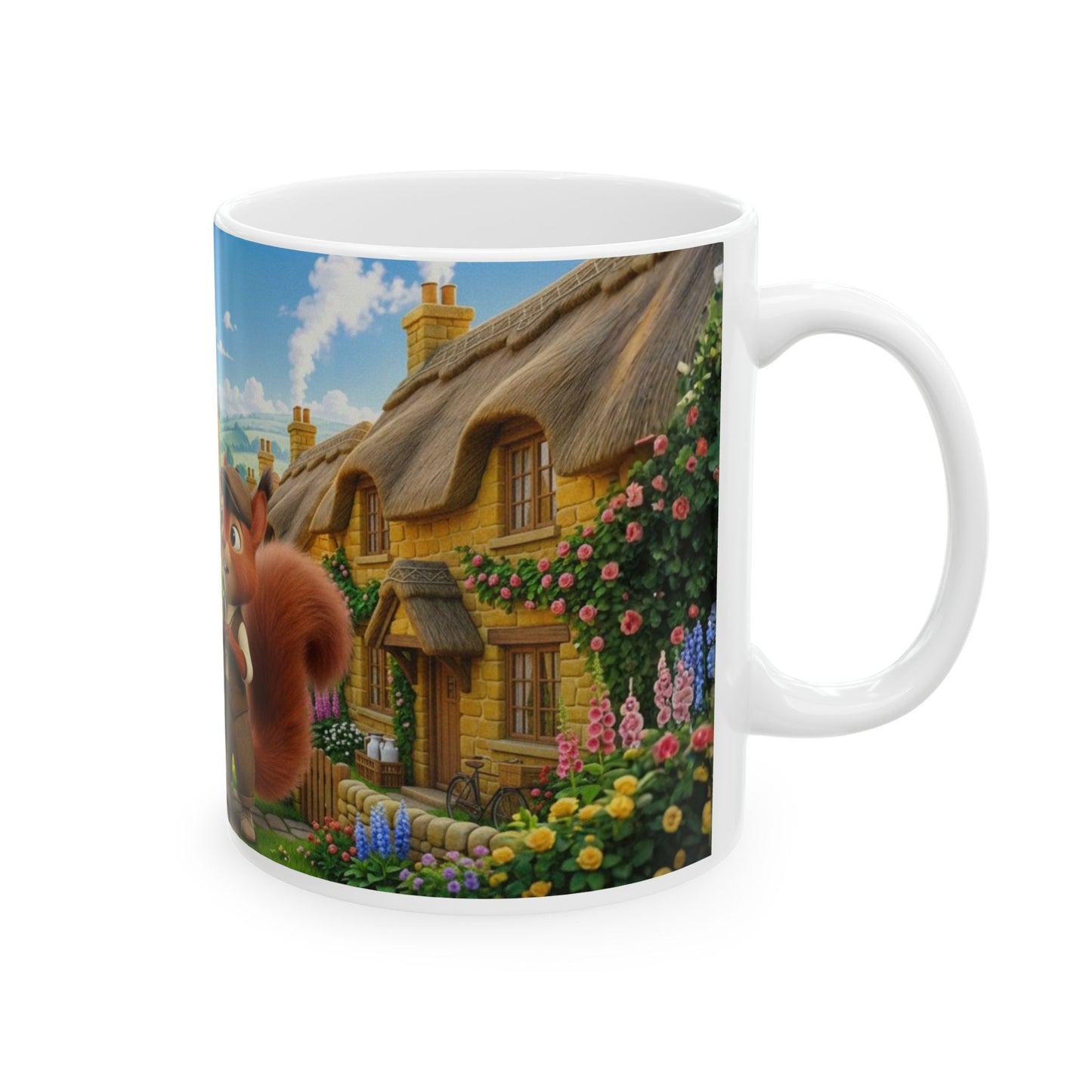 Henry Brackenfield Ceramic Mug - Meeting Cedric, 11 oz