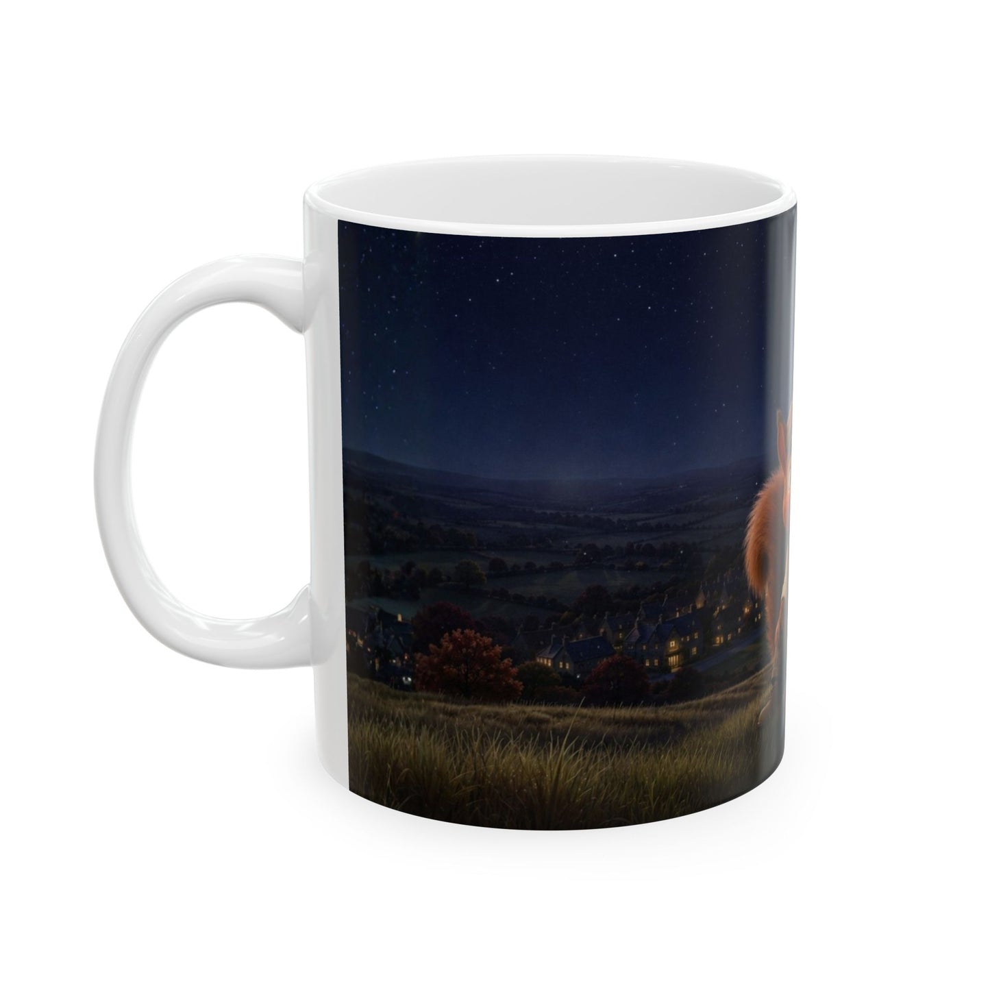 Henry Brackenfield Ceramic Mug - Farewell on the Hill, 11 oz