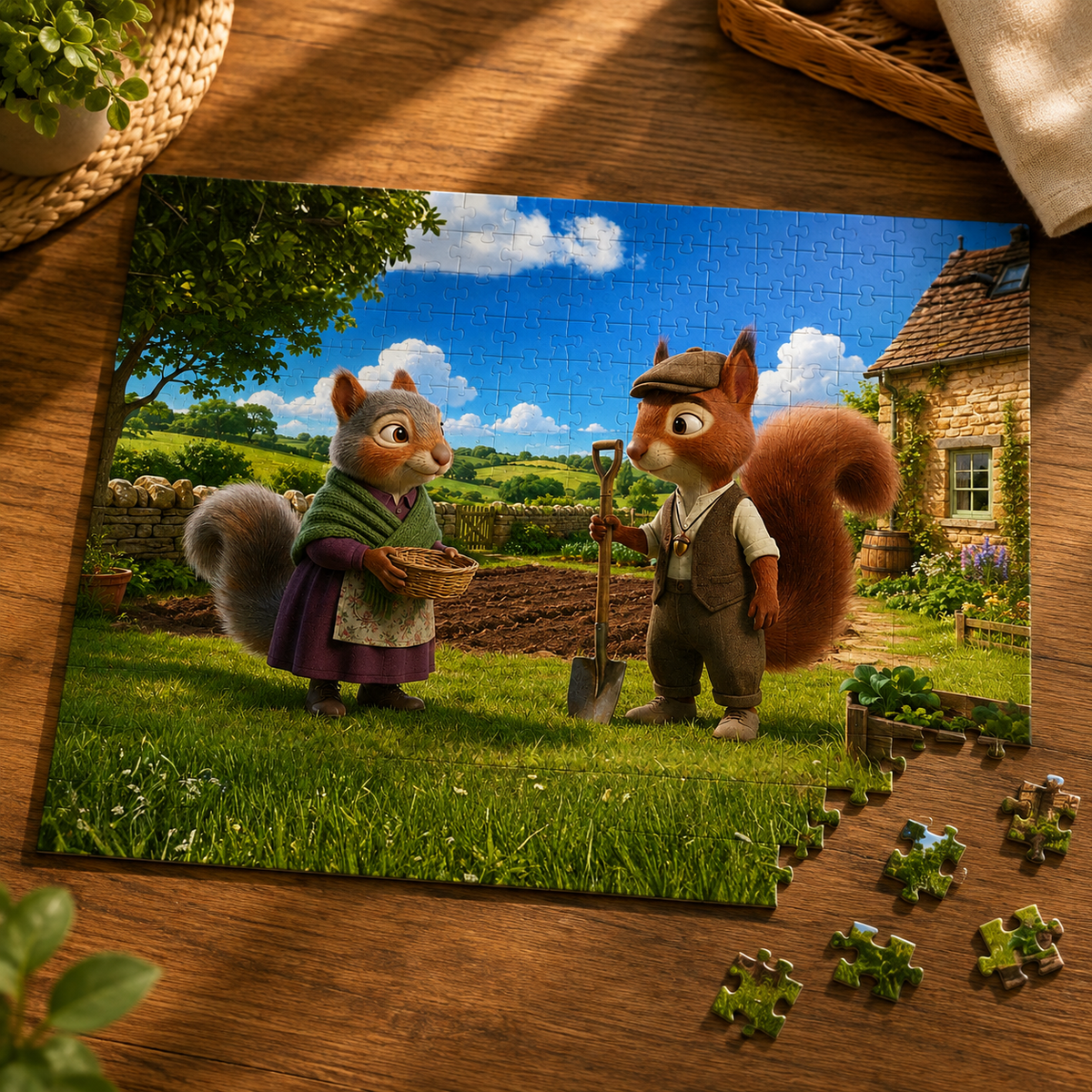 Henry Brackenfield - Puzzle №4: Henry with Granny - 110 Pieces