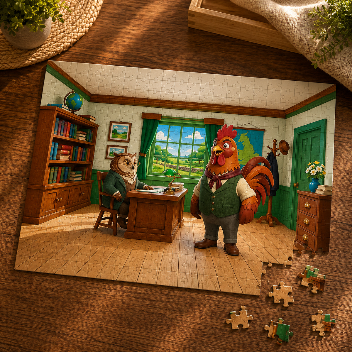 Henry Brackenfield - Puzzle №6: Cedric in the Head’s Office - 110 Pieces