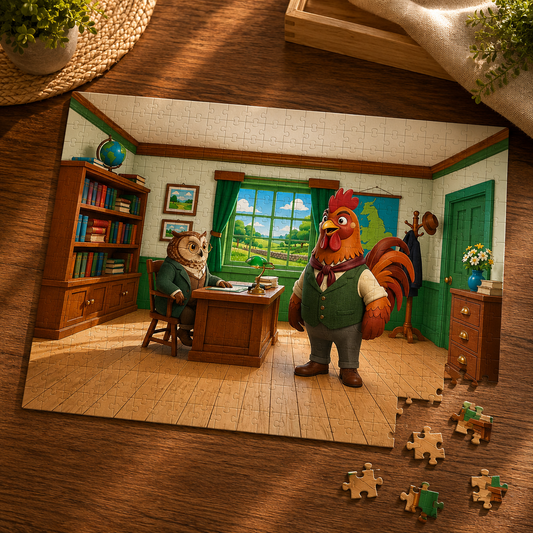 Henry Brackenfield - Puzzle №6: Cedric in the Head’s Office - 110 Pieces