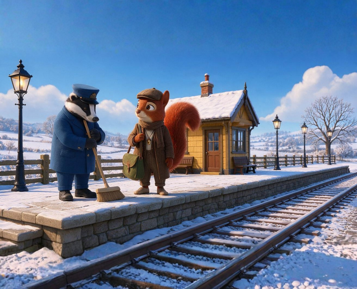 Henry Brackenfield - Puzzle №13: At Larkbury Station - 110 Pieces