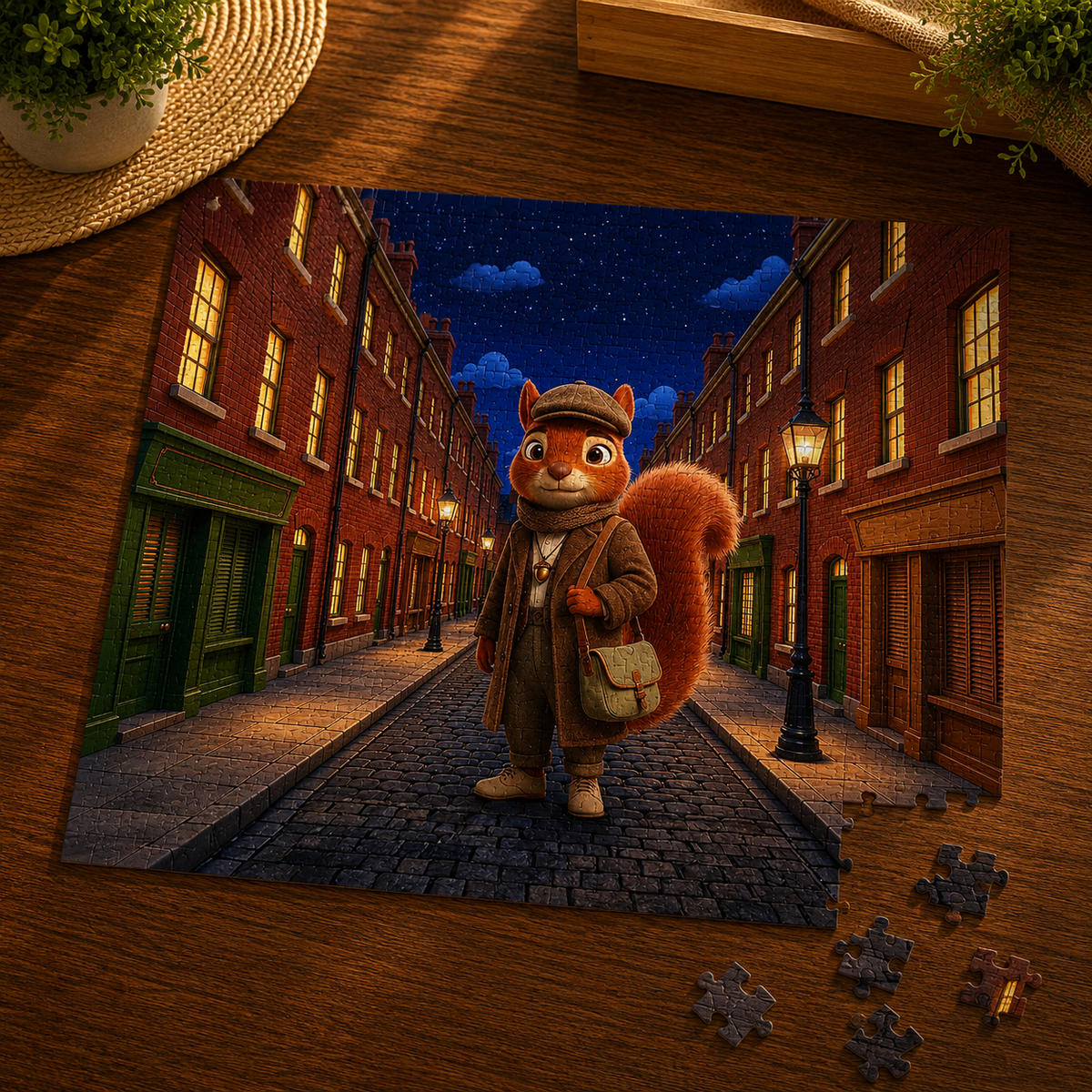 Henry Brackenfield - Puzzle №14: London Street at Night  - 110 Pieces
