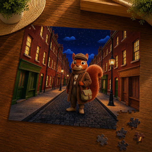 Henry Brackenfield - Puzzle №14: London Street at Night  - 110 Pieces