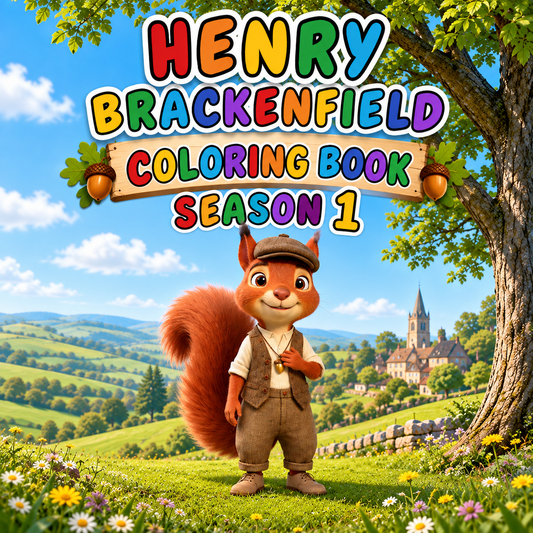 Henry Brackenfield Coloring Book, Season One - 45 Printable Pages