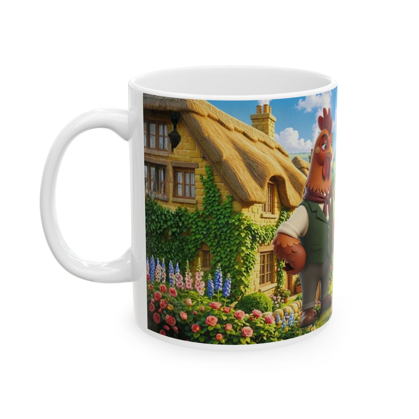 Henry Brackenfield Ceramic Mug - Meeting Cedric, 11 oz