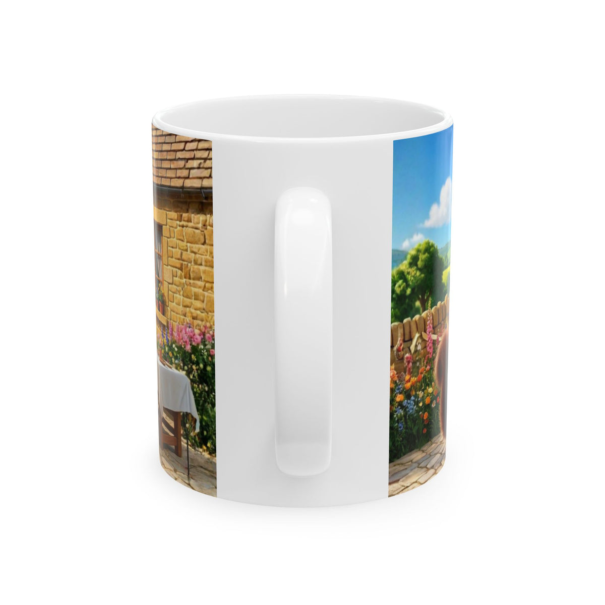 Henry Brackenfield Ceramic Mug - Christening Day at the Wilsons, 11 oz